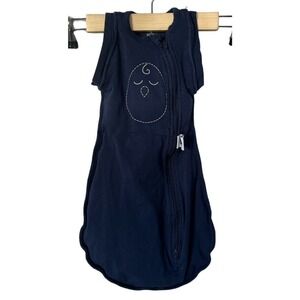 Nested Bean Zen One Swaddle Navy 0-3M